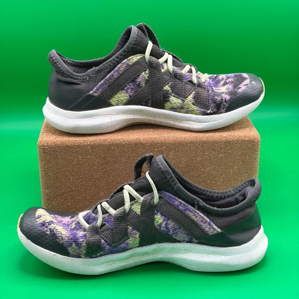 Under Armour Infinity 3 AL Tie Dye Sneakers Kids 1.5Y Gray/Purple Running Shoes
